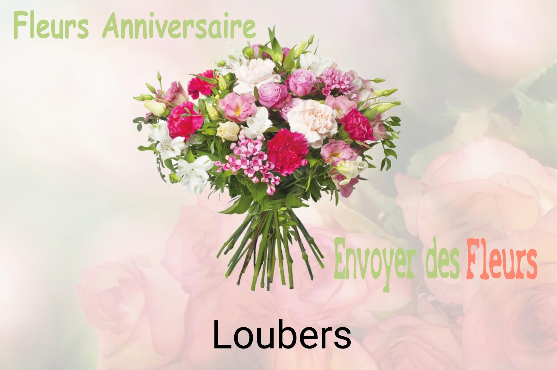 Bouquet de fleurs d’anniversaire livré à Loubers